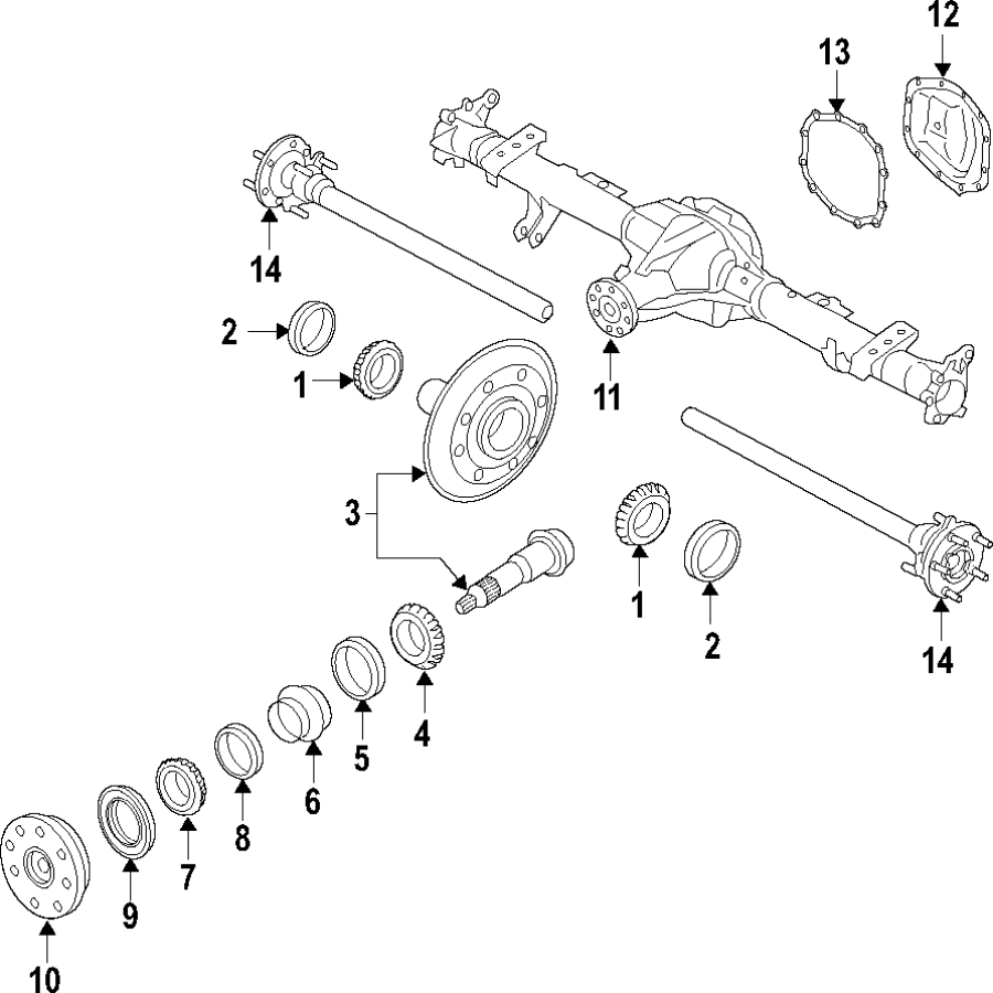 Kb Z A Ford Cone And Roller Assembly Differential Pinion Bearing