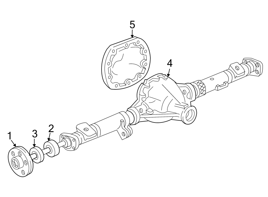 Ford Ranger Axle Shaft Assembly Rear Axl S Drive AL5Z4234A