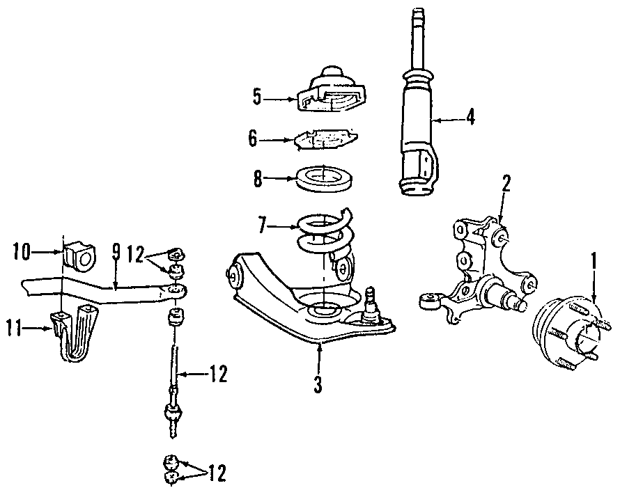 2010 Ford Mustang Arm. CONTROL. SUSPENSION. ASSEMBLY - FRONT. REAR (RR