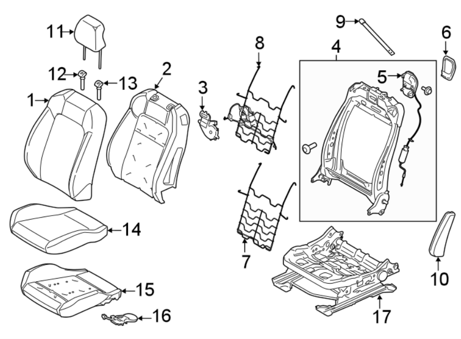 ford-mustang-cover-assembly-seat-cushion-cushion-cover