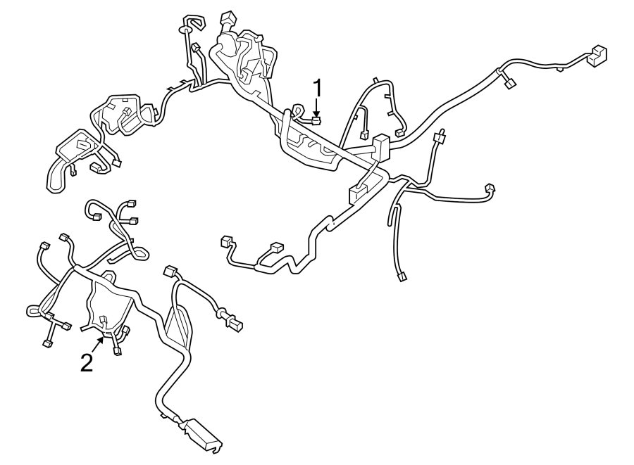 Ford Focus Hybrid Electric Motor Wiring Harness. Motor  