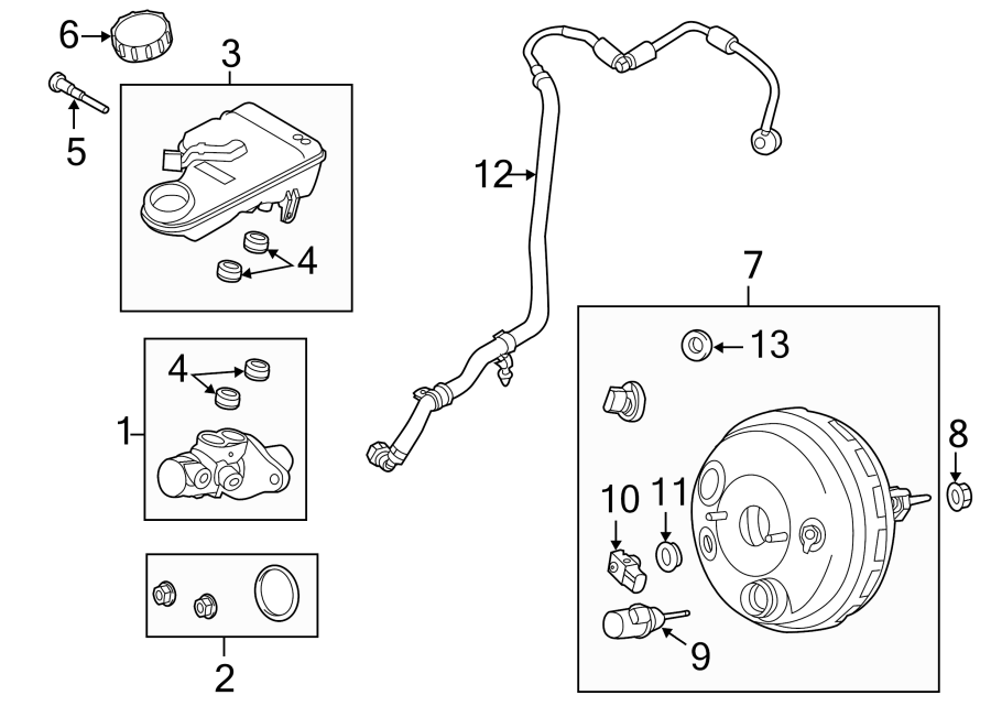 Ford Focus Brake Master Cylinder Reservoir CV6Z2K478B Lakeland Ford