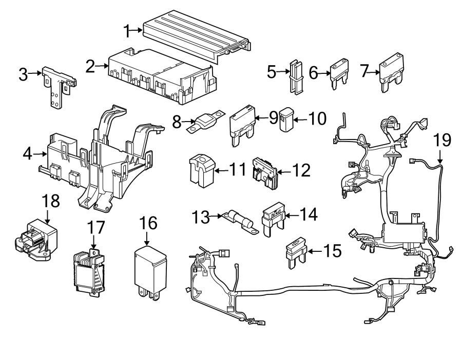 2011-Ford-Fusion-Engine-Wiring-Harness.-Wire-harness-...