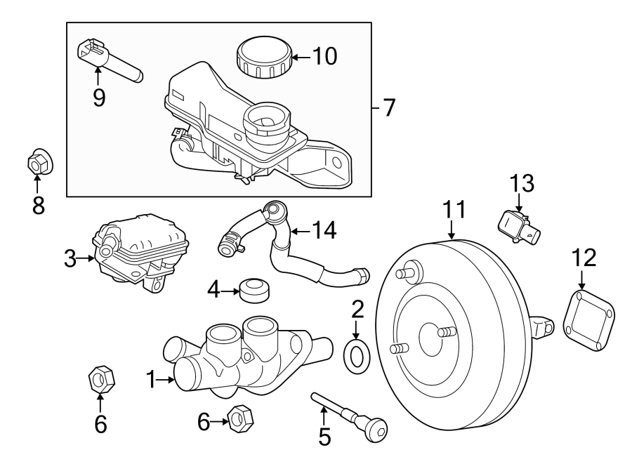 Ford Fusion Brake Master Cylinder. LITER, Leak, Repair AE5Z2140A