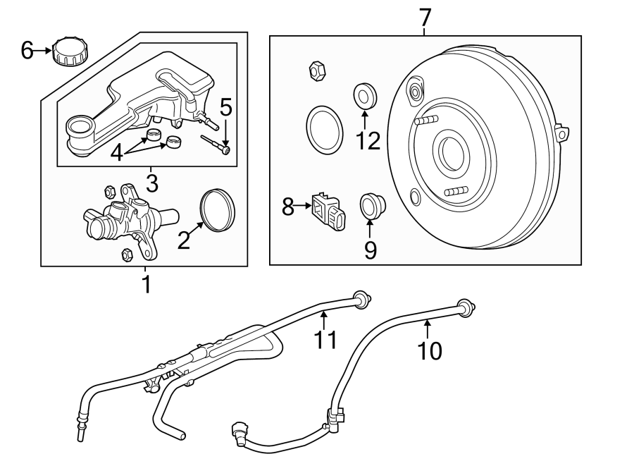 2017 Ford Fusion Cylinder. Master. Brake. Kit. Mount ...