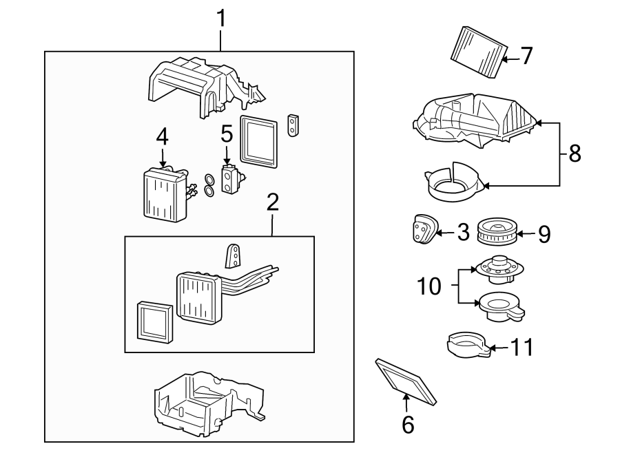 2003 Ford Thunderbird A/c expansion valve. Conditioning, evaporator