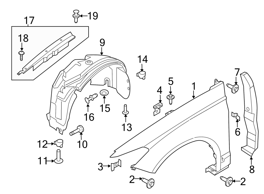 2019 Lincoln MKZ Screw. Panel - W715060S439 | Lakeland Ford Online ...