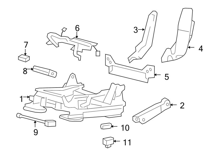 ford F150 Power Seat Wiring Harness. REGULAR CAB, POWER SEATS. SUPER CAB, POWER 6L3Z14A699BAA