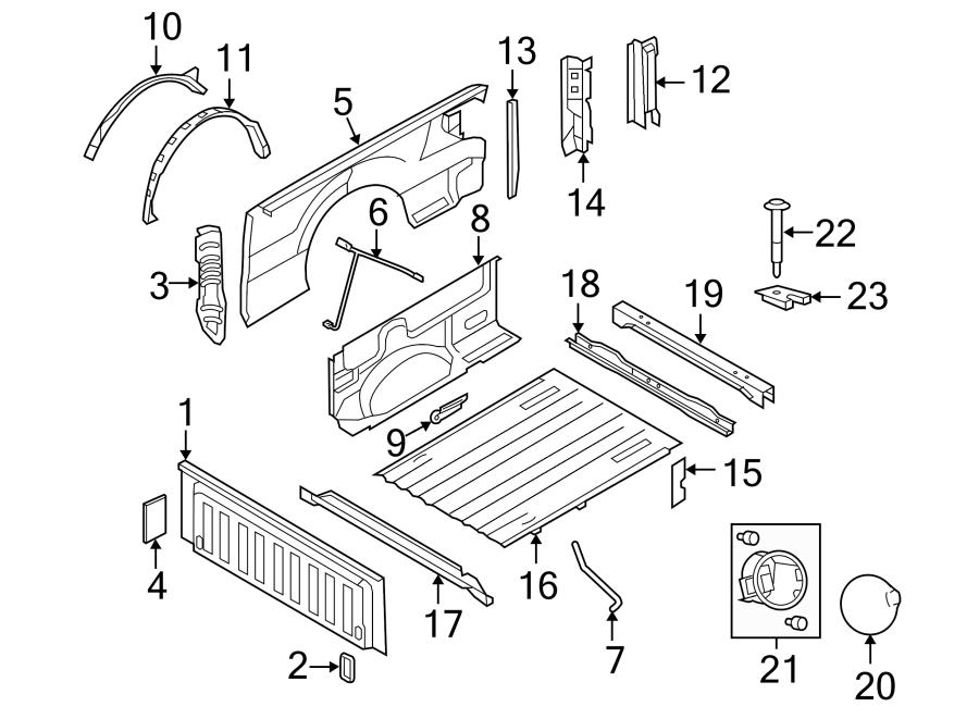 Ford F150 Body Parts Diagram : 2012 Ford F 150 Svt Raptor 8 Cyl 6 2l