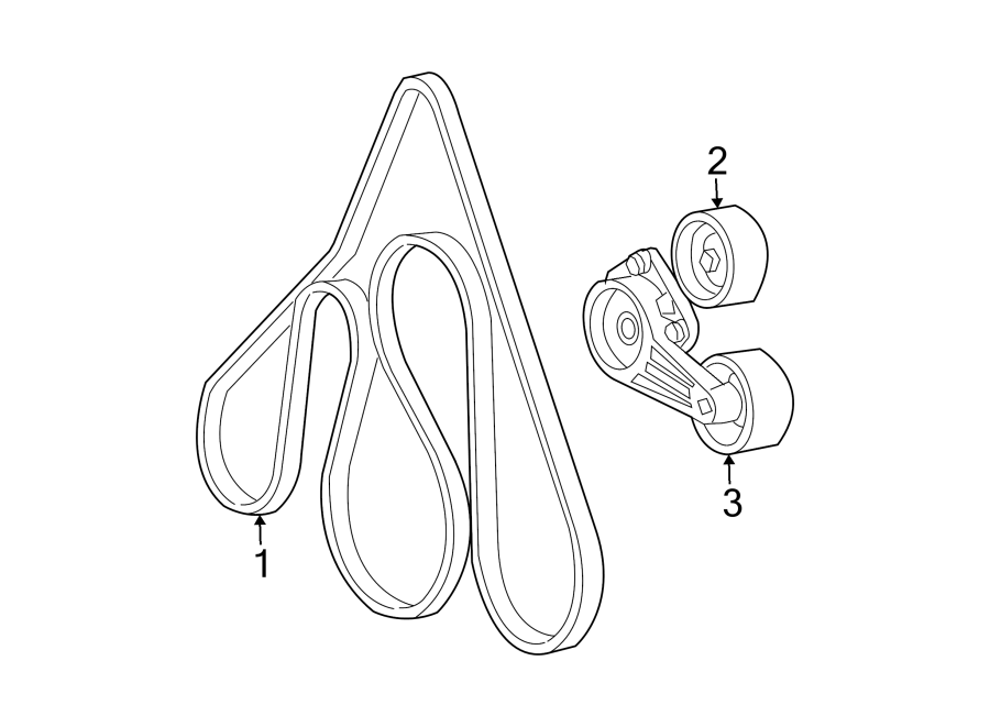 2009 Ford Expedition Serpentine Belt - 3L1Z8620AB | Lakeland Ford