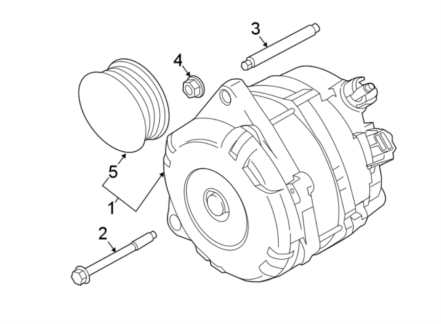 Ford Expedition Alternator assembly. 250 amp. 2015-17. Expedition