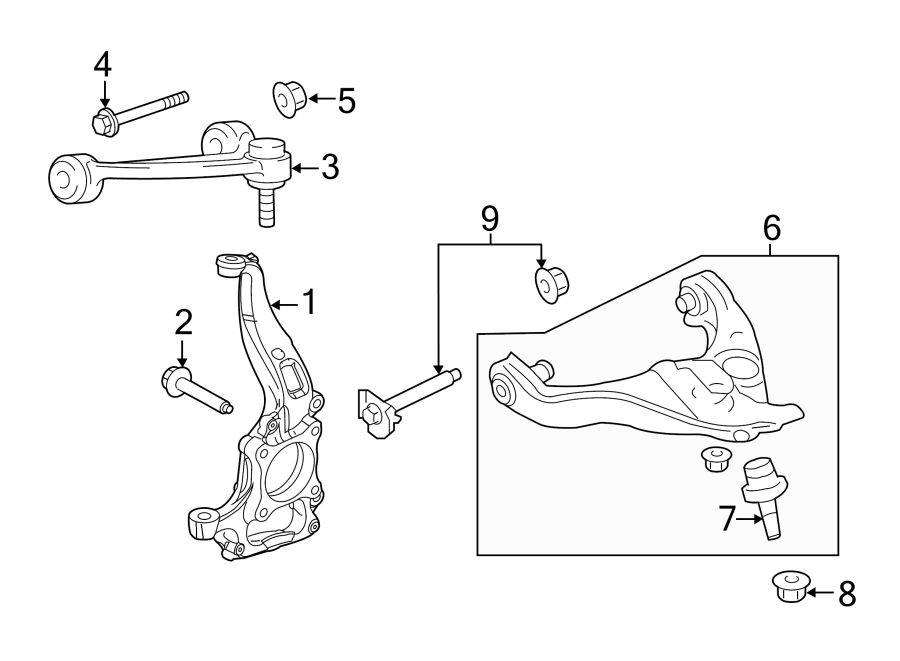 Ford Expedition Suspension Ball Joint. Arm, Control, Components 