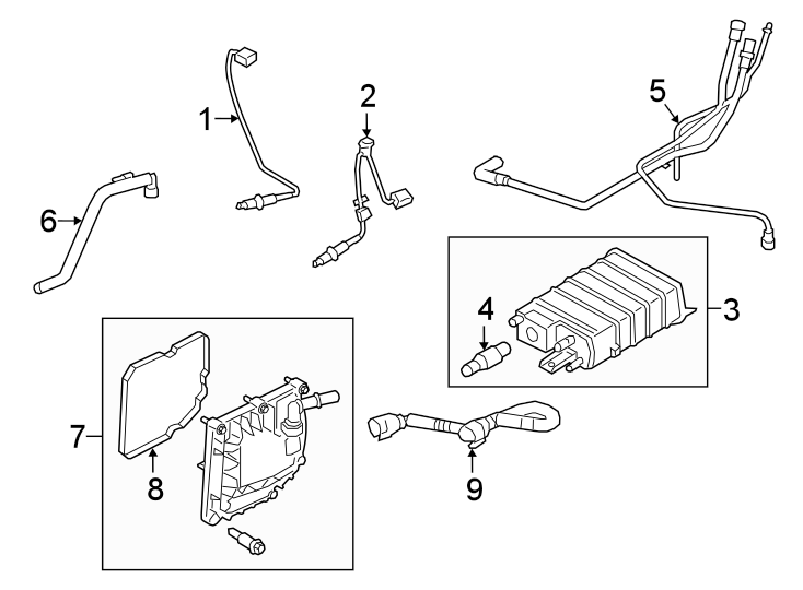 Ford Ranger Evaporative Emissions System Lines. HOSE VENT. PCV Valve