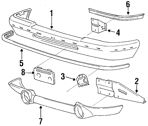 Ford Ranger Front Bumper Diagram