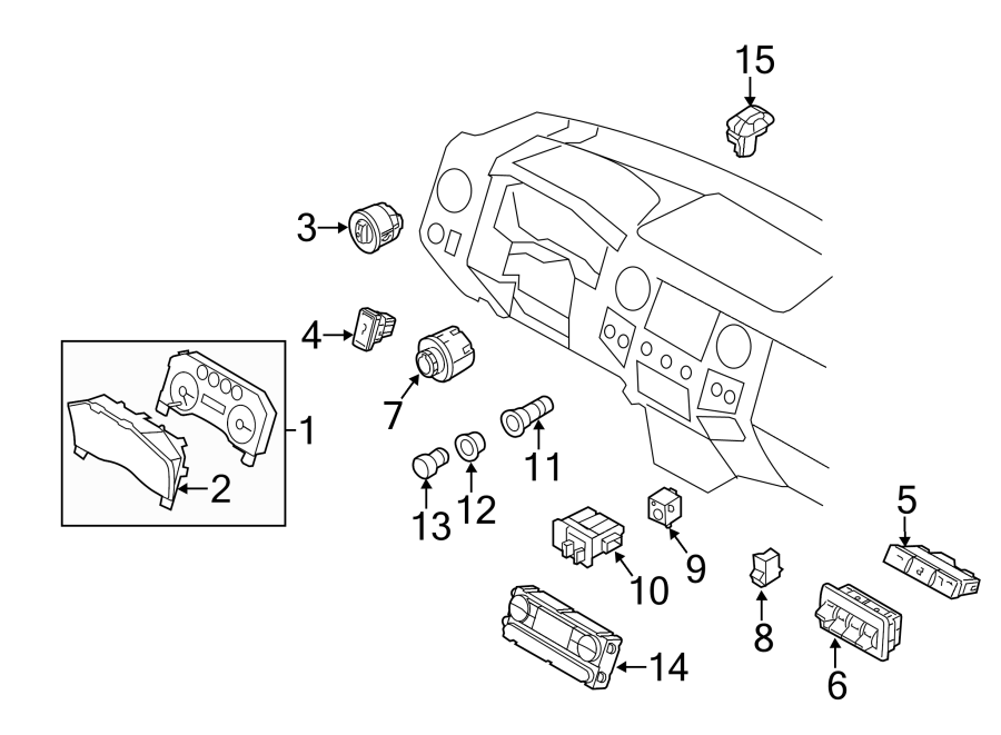 AL3Z13D730AA - Ford Combination Switch. SWITCH ASSEMBLY. 2021