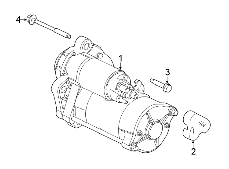 Ford F-250 Super Duty Starter motor assembly. 6.7 liter. F250, f350