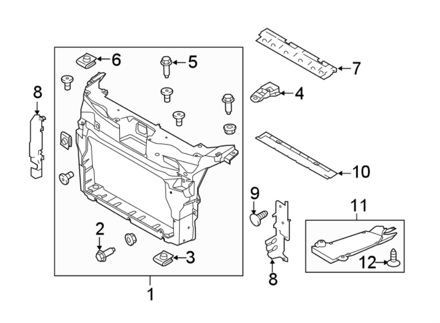 2018 Ford Transit-350 Air. Baffle. Shield - FB5Z8310B | Lakeland Ford ...