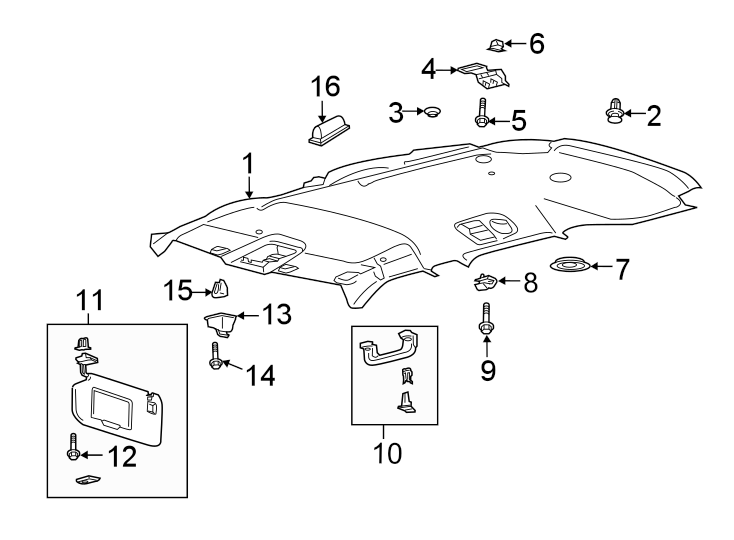 2020 Ford Explorer Trim. Clip. Retainer. Panel. Fastener. (front, Rear 