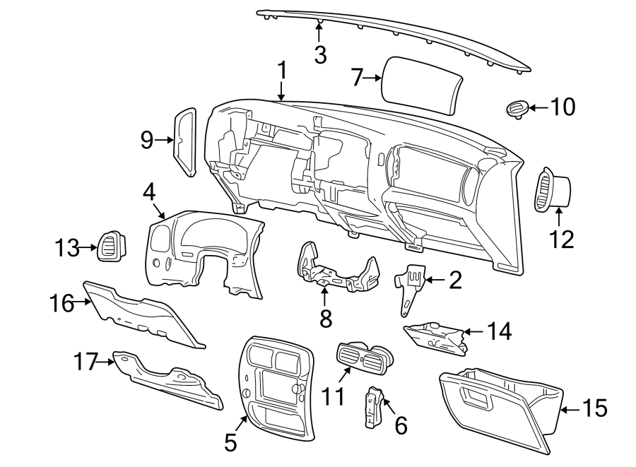 2002 Ford Explorer Parts Diagram