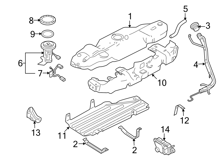 Mustang Fuel System Diagram