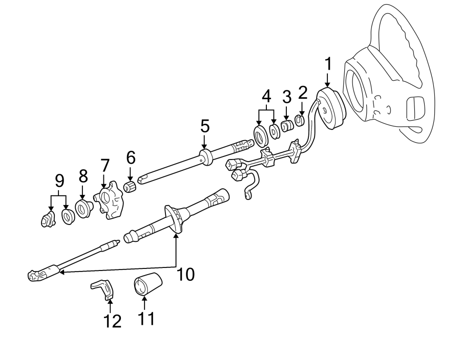 2010 Ford F250 Super Duty Shaft. Intermed. LOWER. MAIN. Steering