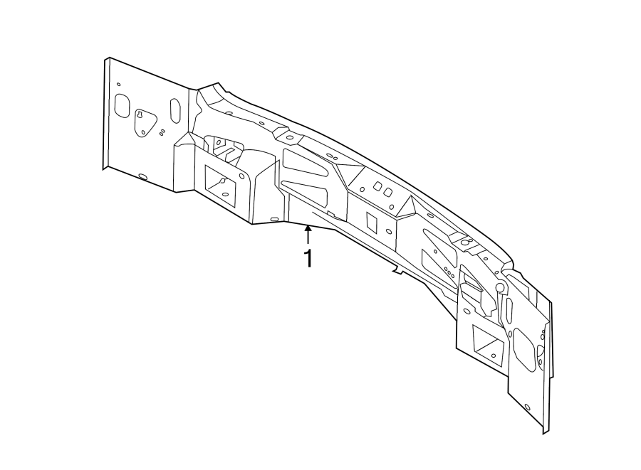 Ford Edge Rear Body Panel. From 9/8/10. FLOOR - BT4Z7811323A | Lakeland