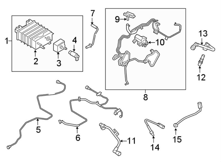 Ford Edge Oxygen Sensor Liter Right Left Fr3z9f472a Lakeland Ford Online Parts Lakeland Fl 4876