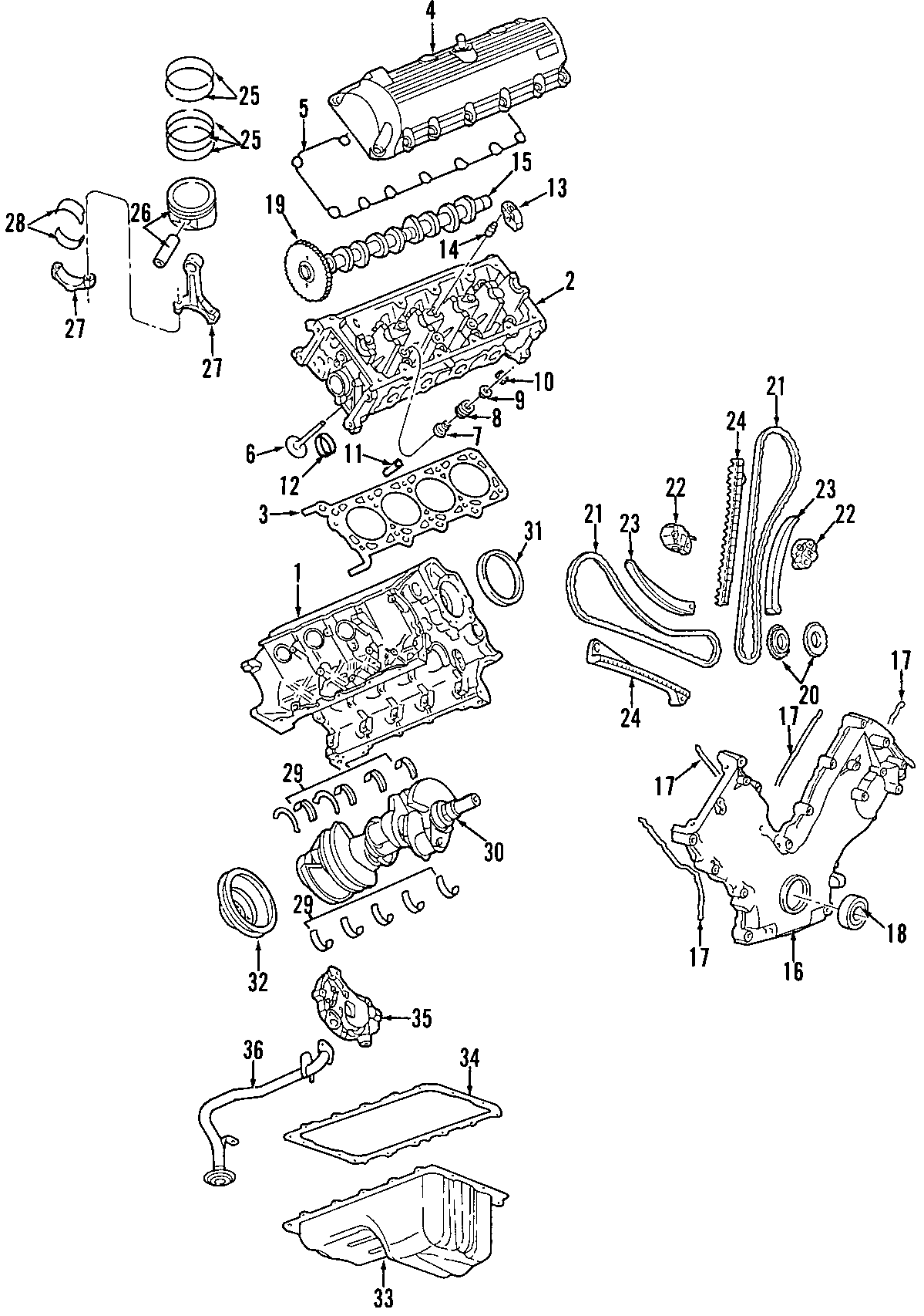 1445002 ford длина