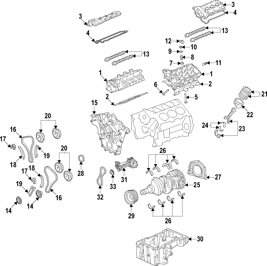 FT4Z6C262A - Ford Engine Camshaft Seal. Aviator. Edge. Explorer. F150 ...