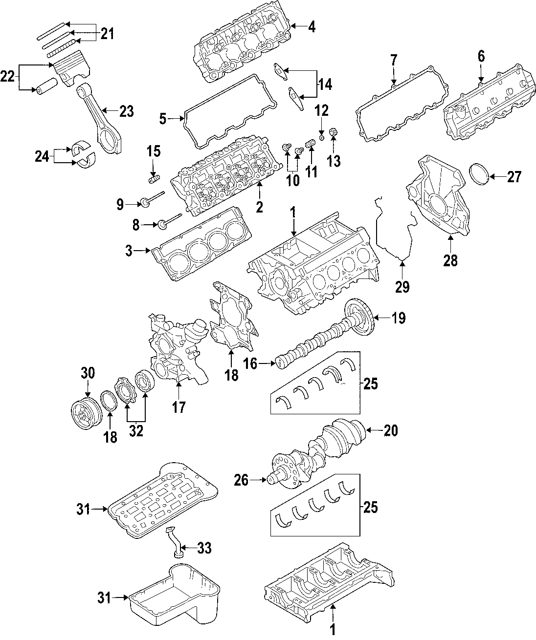 1445002 ford длина