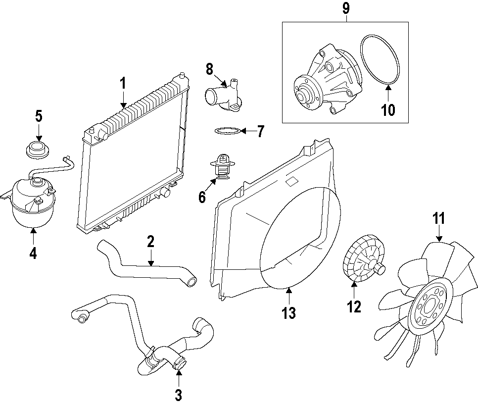 ford-e-350-super-duty-fan-blade-cooling-engine-clutch-7c3z8600b